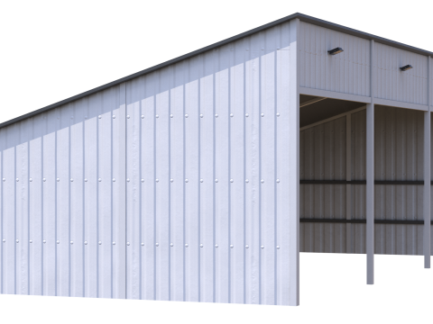 Silage Clamp 12 3D Model