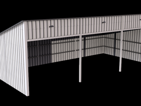 Silage Clamp 12 3D Model