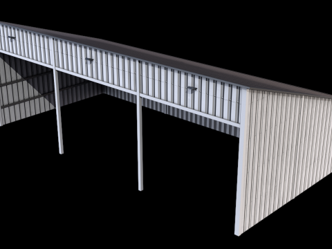Silage Clamp 12 3D Model