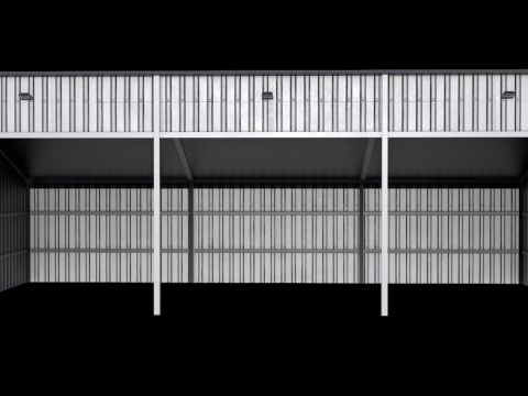 Silage Clamp 12 3D Model