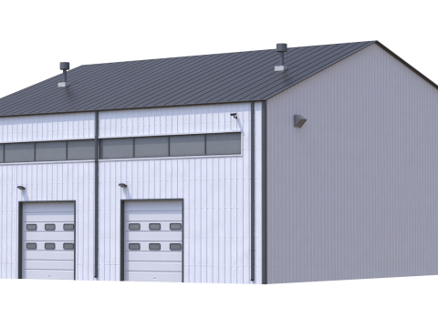 Industrial Building 13 3D 모델
