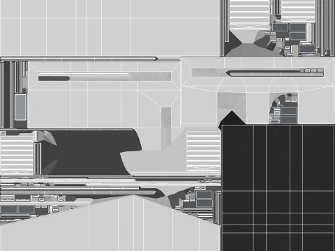 Industrial Building 13 3D Model