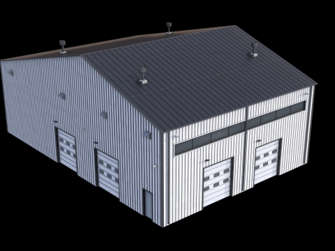Industrial Building 13 3D 모델