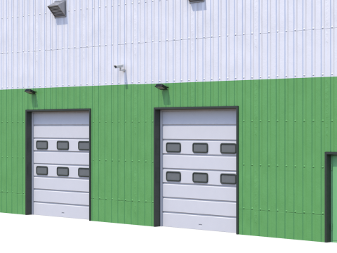 Industrial Building 13 Green 3D 模型