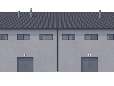 Industrial Building 14 3D Model