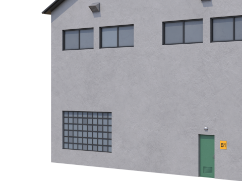 Industrial Building 14 Modelo 3D