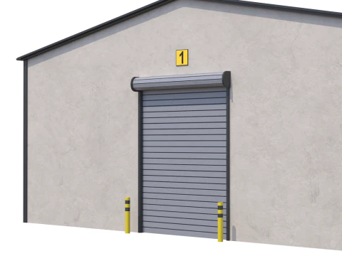 Industrial Building 6 3D Model