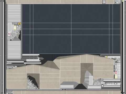 Industrial Building 6 3D Модель