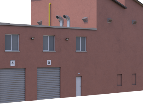 Industrial Building 15 3D मॉडल
