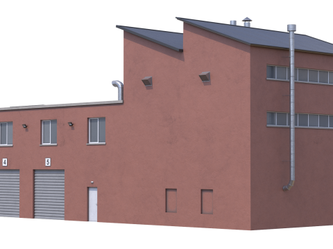 Industrial Building 15 3D मॉडल