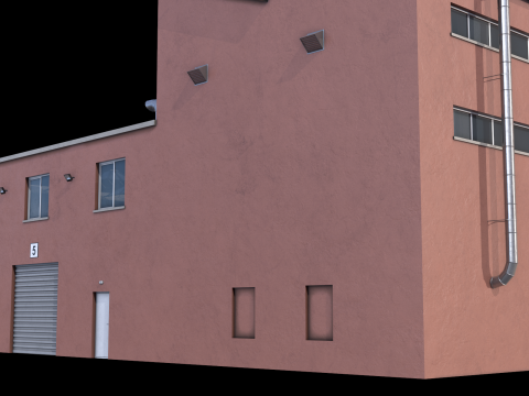 Industrial Building 15 3D मॉडल