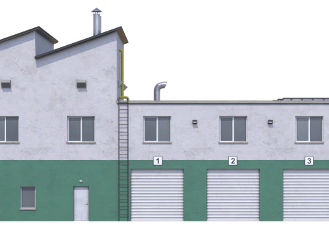 Apartment Building 15 3D Model