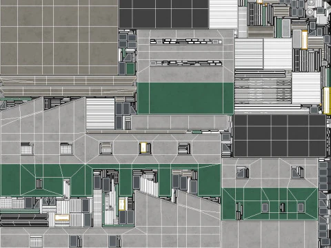 Apartment Building 15 3D Model