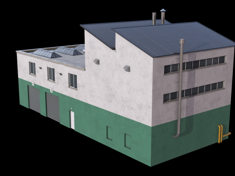Apartment Building 15 3D Model