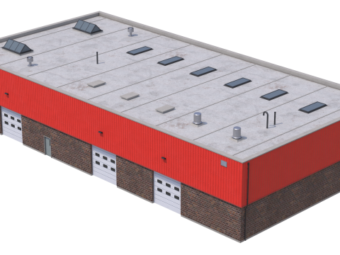 Industrial Building 16 3D 모델