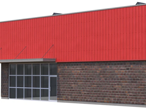 Industrial Building 16 3D Model
