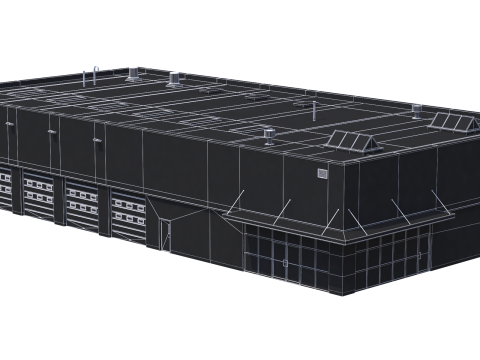 Industrial Building 16 3D 모델