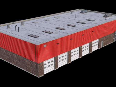 Industrial Building 16 3D 모델