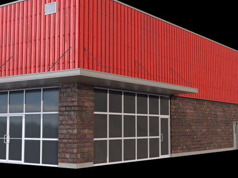 Industrial Building 16 3D 모델