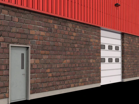 Industrial Building 16 3D Model