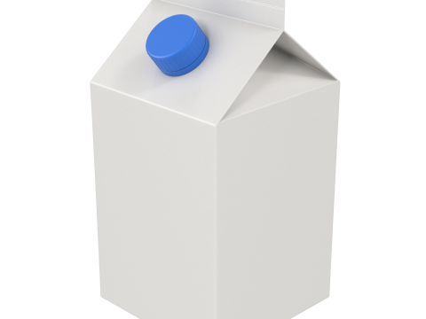Milk Carton Modelo 3D