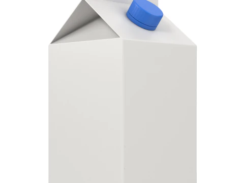 Milk Carton 3D Model