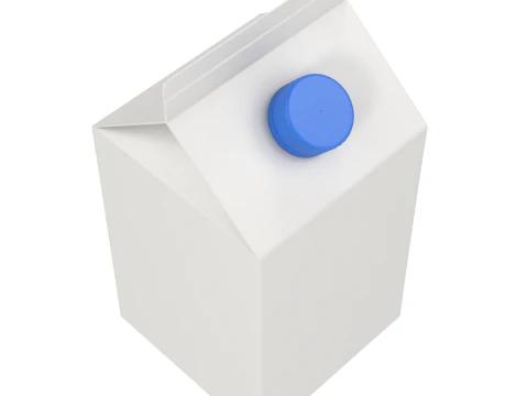 Milk Carton 3D Model