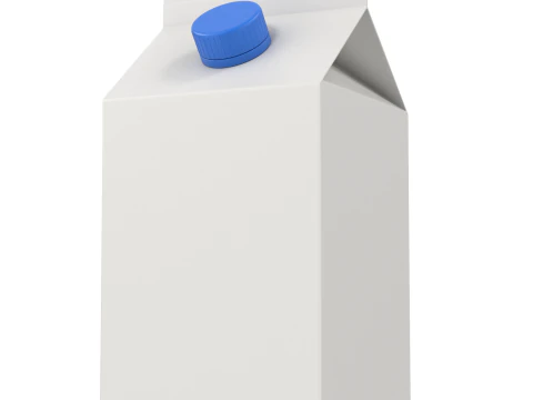 Milk Carton 3D Model