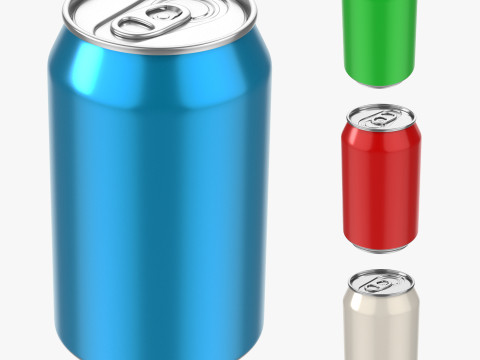 Aluminum Can 3D Model