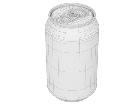 Aluminum Can 3D Model