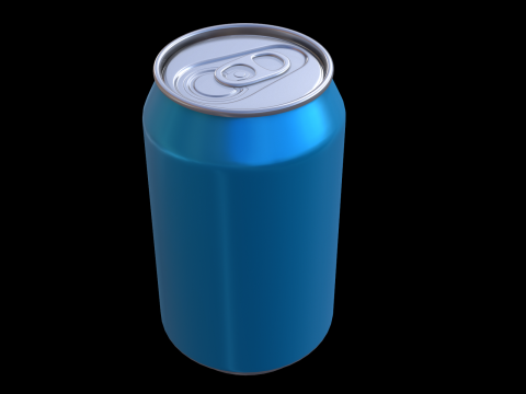 Aluminum Can 3D Model
