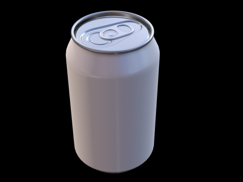 Aluminum Can 3D Model