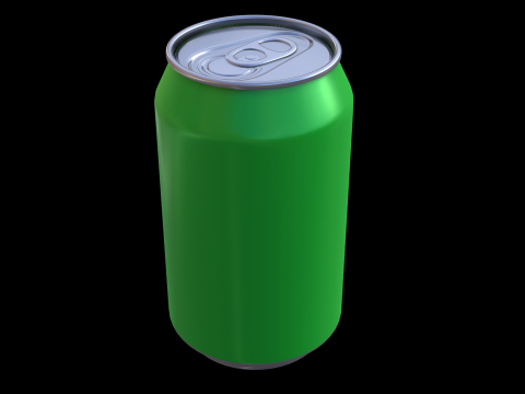 Aluminum Can 3D Model