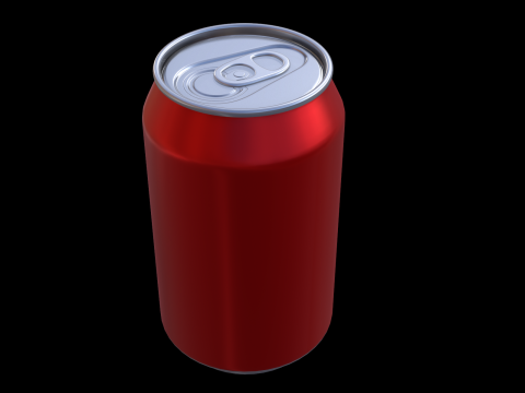 Aluminum Can 3D Model