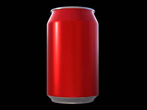 Aluminum Can 3D Model