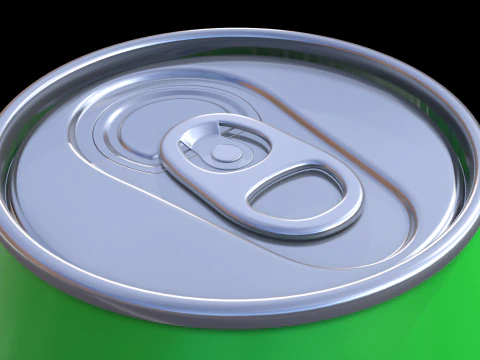 Aluminiumdose 3D Modell