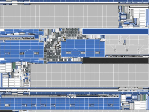 Industrial Building 17 Blue 3D Model