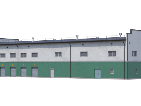 Industrial Building 17 3D 模型
