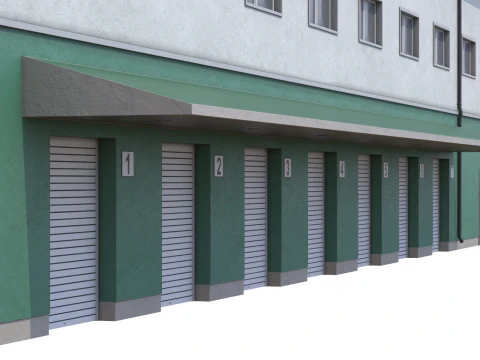 Industrial Building 17 3D Model