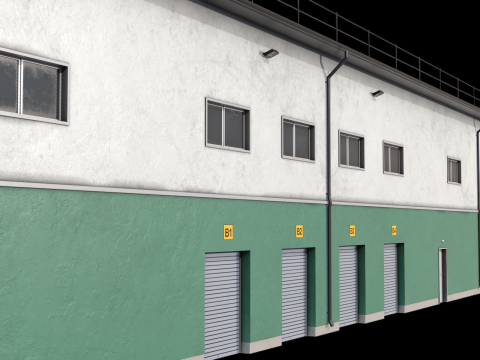 Industrial Building 17 3D 模型