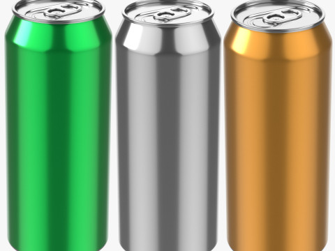 Aluminum Can 2 3D 모델