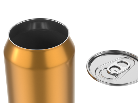 Aluminum Can 2 Model 3D