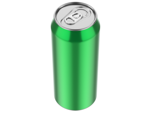 Aluminum Can 2 Model 3D