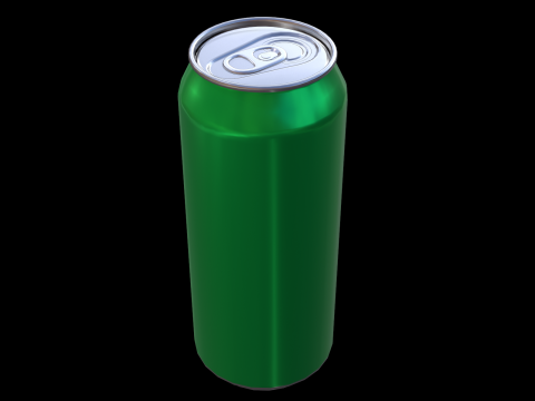 Aluminum Can 2 Model 3D