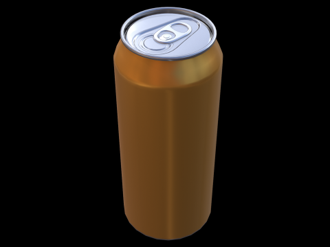 Aluminum Can 2 Model 3D