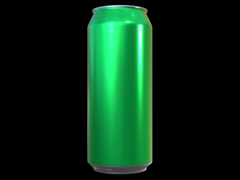 Aluminum Can 2 Model 3D