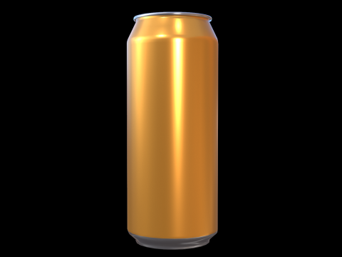 Aluminum Can 2 Model 3D