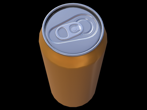 Aluminum Can 2 Model 3D