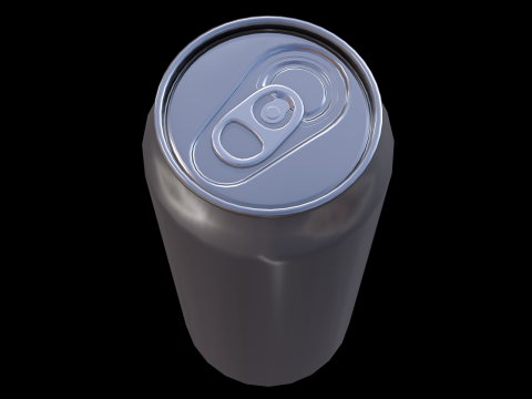 Aluminum Can 2 Model 3D