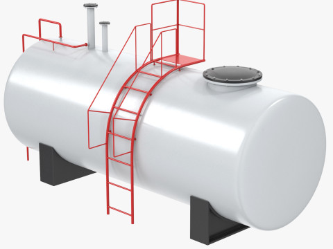 Industrial Tank PBR 3D Модель
